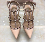 Real V Rivets Luxury Heels