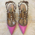 Real V Rivets Luxury Heels