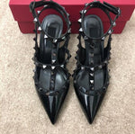 Real V Rivets Luxury Heels