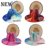 Fashion Tie-Dye Wide Brim