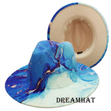 Fashion Tie-Dye Wide Brim