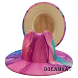 Fashion Tie-Dye Wide Brim