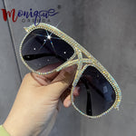 Crystal Frame Sun Glasses