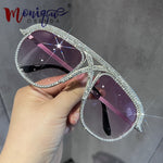 Crystal Frame Sun Glasses