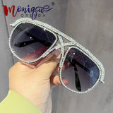 Crystal Frame Sun Glasses