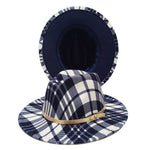 Unisex Plaid Fedoras