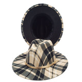 Unisex Plaid Fedoras